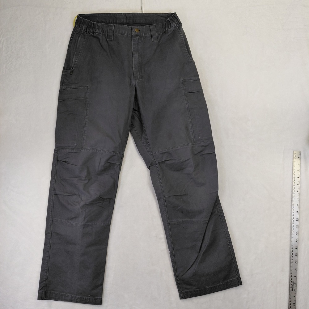 Vertx Mens Tactical Cargo Pants Grey Cotton Stretch Utility Workwear 33x32